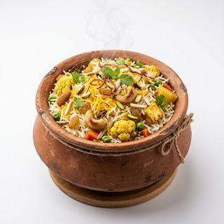 Veg Shahi Matka Biryani
