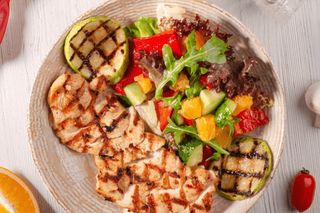 КУРИНАЯ ГРУДКА В АПЕЛЬСИНОВОМ МАРИНАДЕ