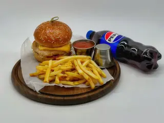 Бургер Chicken комбо