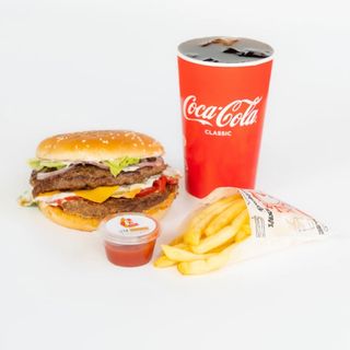 Комбо Дабл Биф бургер