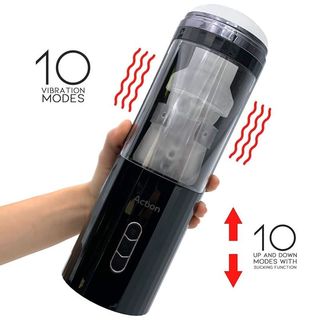 Masturbador Automatico que sube y baja, succiona y vibra!!