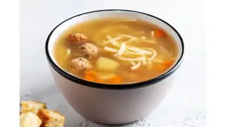 Суп куриный с домашней лапшой (300г)