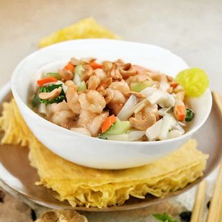 133. Gamberi saltati con anacardi