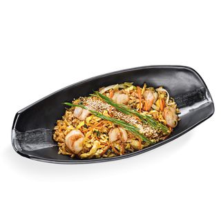 Smażony ryż z krewetkami