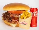 Mississippi Bacon Бургер (350г) + Картофки (150гг) + Coca-Cola (330мл)