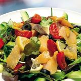 Салата с пушена сьомга (300г)