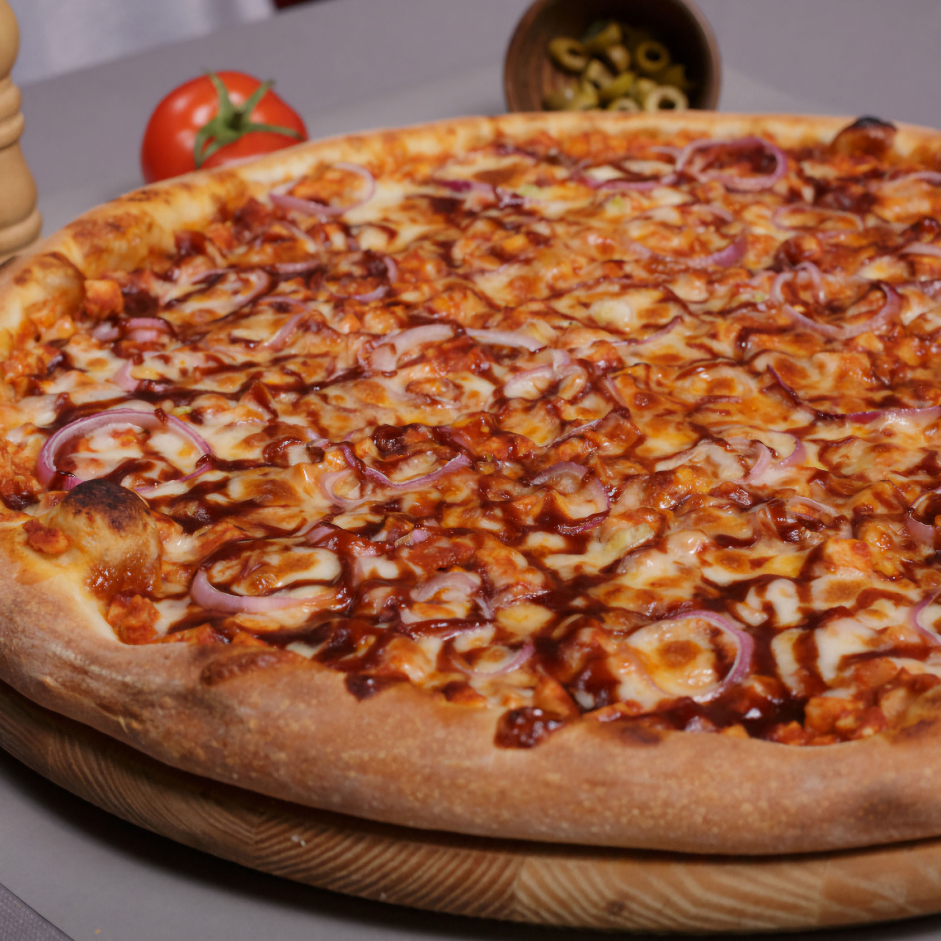 Pizza barbacoa 33cm 