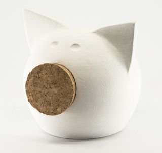 Pusculita ceramica Chalk Collection XS White (XS)