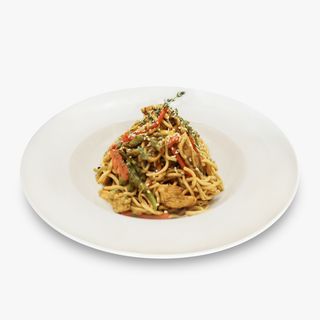 Nouilles au poulet & légumes