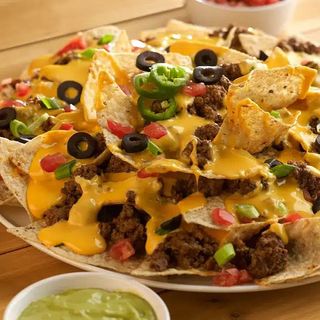 Nachos con carne picante 
