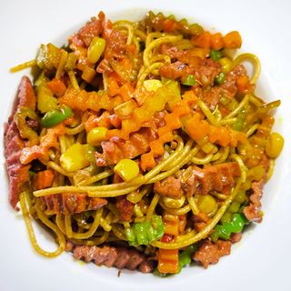 Spaghetti Stir Fry 