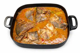 Soupe 1 Poisson Carpe Noir