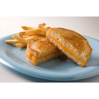 Cheese Pull Sandwich With Fries