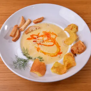 Сирний крем-суп з куркою (400г)