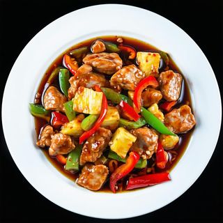 162. Maiale in salsa agrodolce