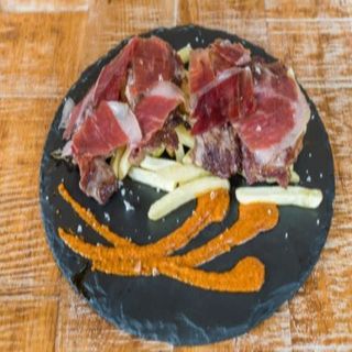 Pluma Con Jamón Ibérico