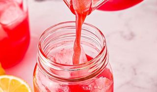 лимонад "клубника-банан"