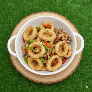 Calamari con sale e pepe