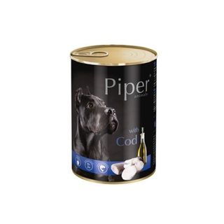 Hrana umeda caini Piper cu carne de cod 400 g
