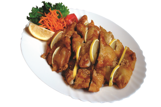 Панирано пилешко с лимонов сос (500г)