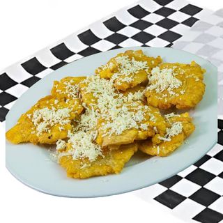 Patacón Con Queso (Ración)