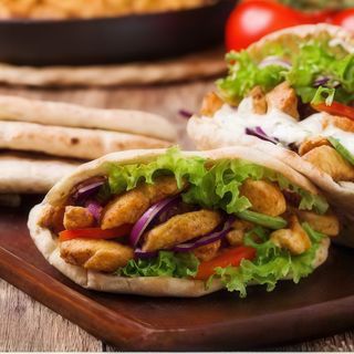 Rollo O Pita Kebab Vegetal Grande