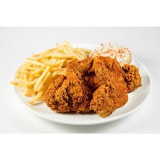 Potato fries and Turkey