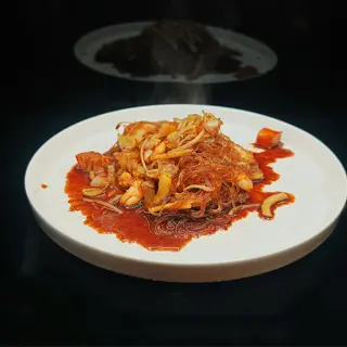 38c. Spaghetti di soia frutti di mare