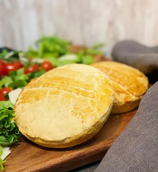 Tarte de frango com queijo catupiry