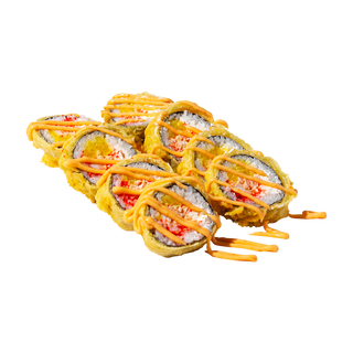 Roll w tempurze z surimi