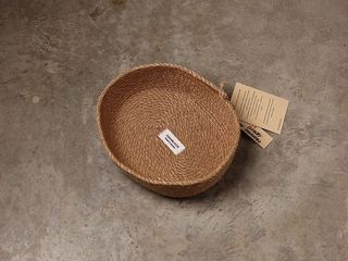 Овальний кошик джут