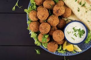 Plato De Falafel Vegetal