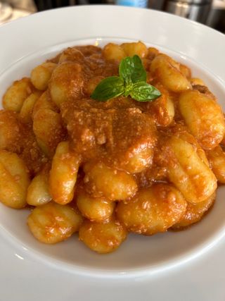 Gnocchi con pulpo
