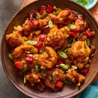 Chicken Manchurian boneless (without riz/sans naan)
