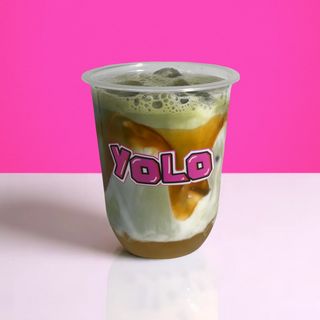 Манго Матча Bubble Tea