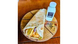 3- PITA KRAFT KEBAB Z KURCZAKA [MEGA + AYRAN]
