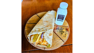 3- PITA KRAFT KEBAB Z KURCZAKA [MEGA + AYRAN]