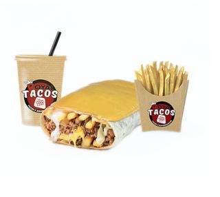 Menú Taco Gratinado Con Carne Halal