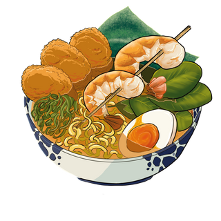 R3-EBI KUSHI KARAAGE RAMEN