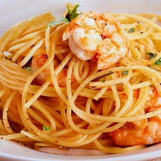 Pasta Ajillo con Gambas