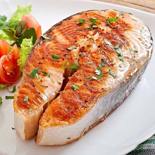 Семга запеченная под сыром