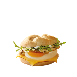 Pszenna Kajzerka Jajko i Pieczarki