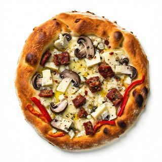 Pizza speciale da matti - al piatto