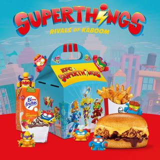 Menú Infantil Burger Superthings