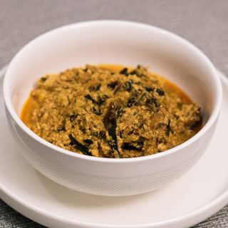 Egusi soup and swallow 