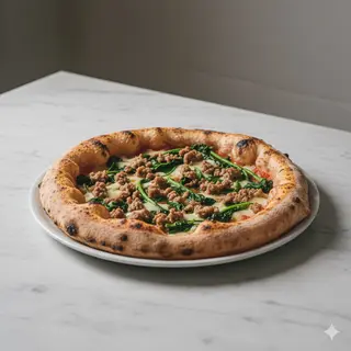 Cicoria e salsiccia