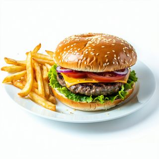 Boston hamburger menü/Meniu hamburger Boston