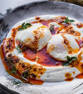 Turkish style eggs
