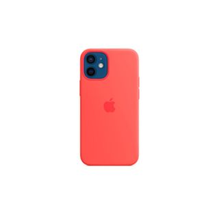 iPhone 12 mini Pink Citrus Silicone Case with MagSafe