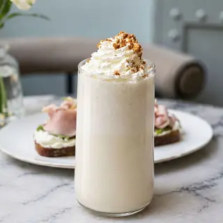 Batido de vainilla de Madagascar y nata
